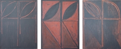 Paul Morez - Oil and wax on canvas
60 x 50 cm each, 1981